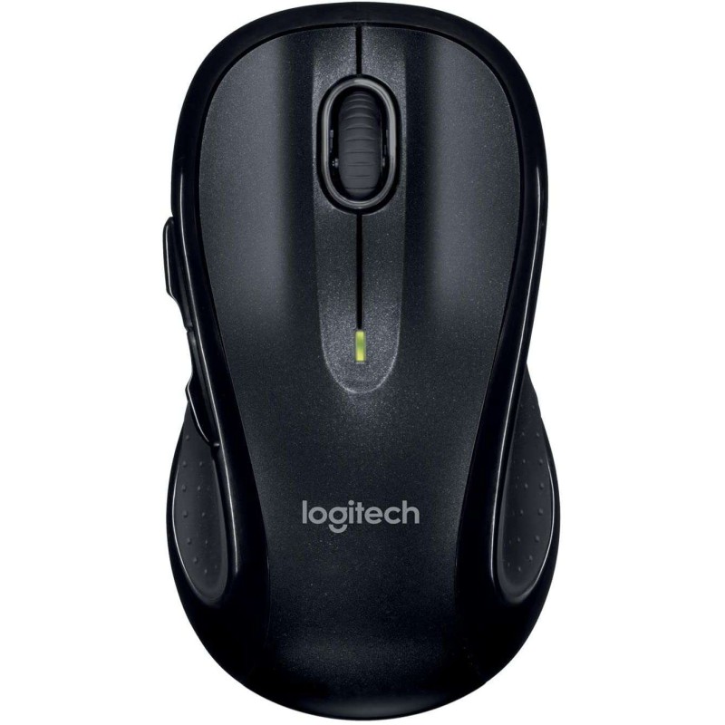 Mouse laser wireless USB Logitech M510 1000 dpi - 7 pulsanti programmabili - Utilizzo per destrimani - Colore nero Mouse laser wireless USB Logitech M510 1000 dpi - 7 pulsanti programmabili - Utilizzo per destrimani - Colore nero