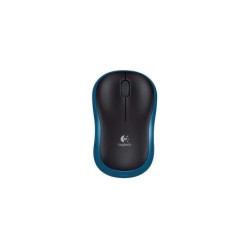 Logitech M185 Raton Inalambrico 1000dpi - 3 Botones - Uso Ambidiestro - Color Negro/Azul