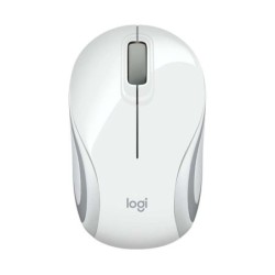 Mouse wireless USB Logitech M187 1000 dpi - 3 pulsanti - Uso ambidestro - Colore bianco