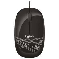 Logitech M105 Raton USB 1000dpi - 3 Botones - Uso Ambidiestro - Cable de 1.50m - Color Negro