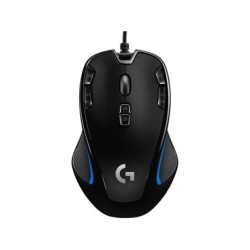 Mouse USB Logitech G300s 2500 dpi - 9 pulsanti programmabili - Illuminazione LED - Uso ambidestro - Colore nero