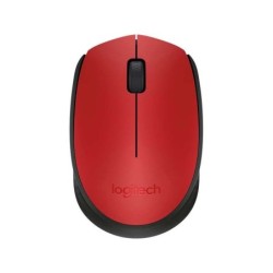 Mouse wireless Logitech M171 1000 dpi - 3 pulsanti - Uso ambidestro - Colore rosso