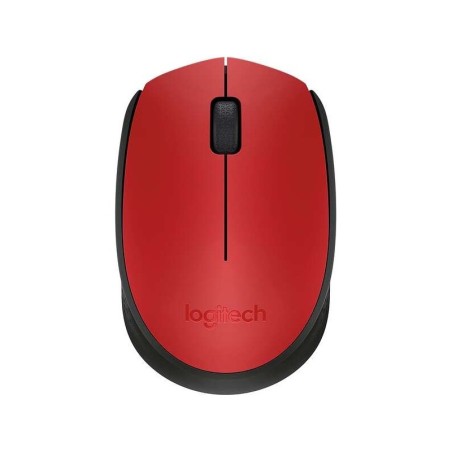 Mouse wireless Logitech M171 1000 dpi - 3 pulsanti - Uso ambidestro - Colore rosso