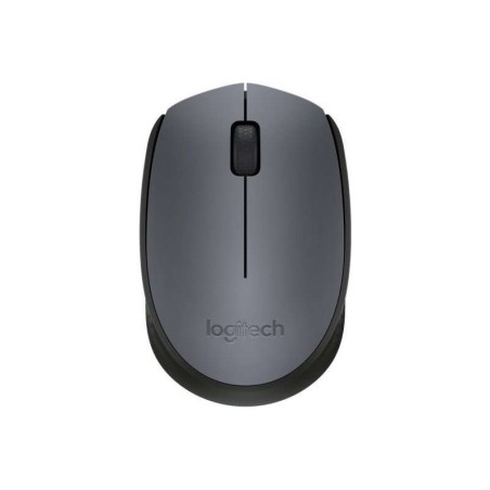 Mouse wireless Logitech M170 1000 dpi - 3 pulsanti - Uso ambidestro - Colore grigio/nero