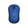 Mouse wireless Logitech M220 Silent 1000 dpi - Silenzioso - 3 pulsanti - Uso ambidestro - Colore blu