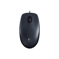 Mouse USB Logitech M100 1000 dpi - 3 pulsanti - Uso ambidestro - Cavo da 1,80 m - Colore grigio