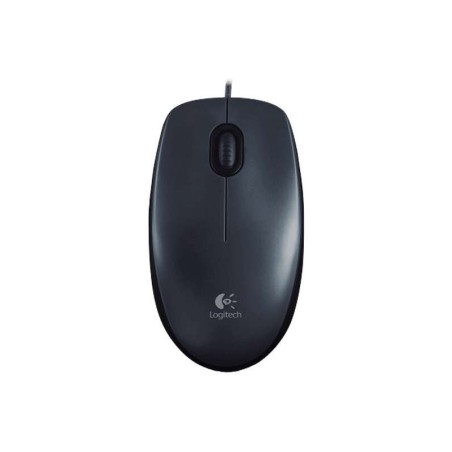 Mouse USB Logitech M100 1000 dpi - 3 pulsanti - Uso ambidestro - Cavo da 1,80 m - Colore grigio