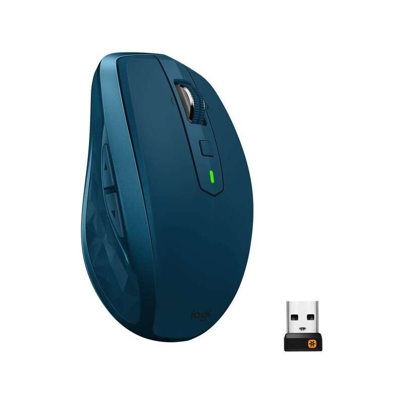 Logitech MX Anywhere 2S Raton Laser Inalambrico USB 4000dpi - 6 Botones - Uso Diestro - Color Azul Logitech MX Anywhere 2S Raton Laser Inalambrico USB 4000dpi - 6 Botones - Uso Diestro - Color Azul