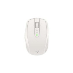 Mouse laser wireless USB Logitech MX Anywhere 2S 4000 dpi - 6 pulsanti - Utilizzo per destrimani - Colore grigio chiaro