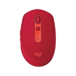 Mouse USB wireless Logitech M590 Silent 1000 dpi - Silenzioso - 7 pulsanti - Utilizzo per destrimani - Colore rosso
