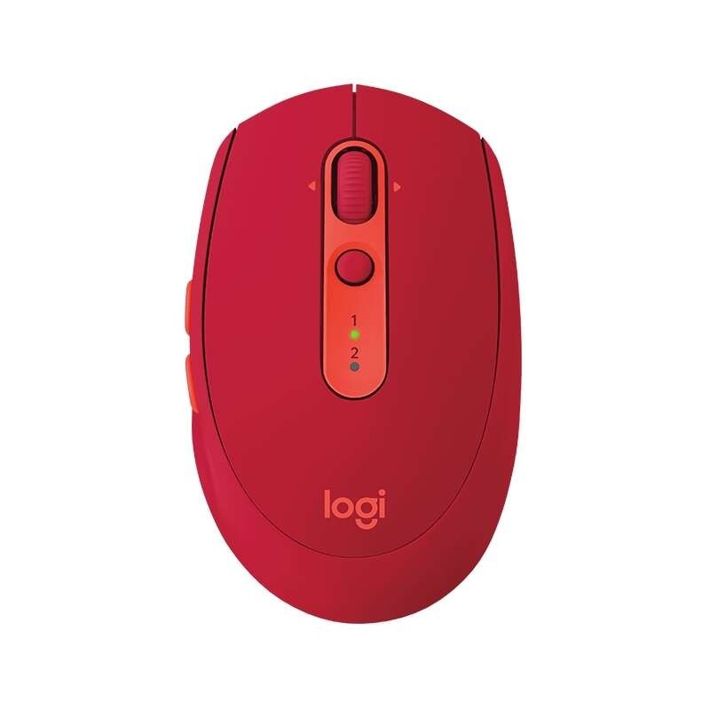 Mouse USB wireless Logitech M590 Silent 1000 dpi - Silenzioso - 7 pulsanti - Utilizzo per destrimani - Colore rosso Mouse USB wireless Logitech M590 Silent 1000 dpi - Silenzioso - 7 pulsanti - Utilizzo per destrimani - Colore rosso