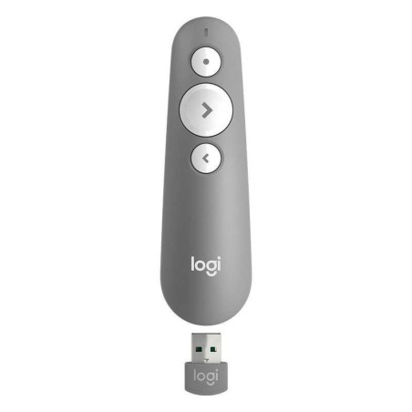Presentatore laser wireless Logitech R500 - Raggio d'azione 20 m - Colore grigio