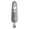 Presentatore laser wireless Logitech R500 - Raggio d'azione 20 m - Colore grigio