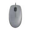 Mouse USB Logitech M110 Silent 1000 dpi - 3 pulsanti - Silenzioso - Uso ambidestro - Cavo da 1,80 m - Colore grigio