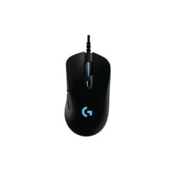 Mouse USB Logitech G403 Hero 16.000 dpi - 5 pulsanti - Illuminazione LED - Utilizzo per destrimani - Cavo da 2,10 m - Colore ner