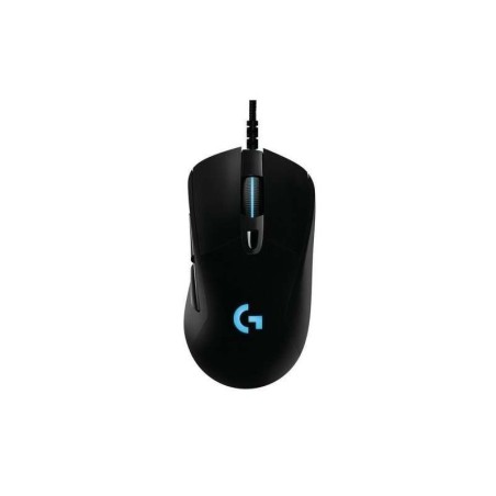 Mouse USB Logitech G403 Hero 16.000 dpi - 5 pulsanti - Illuminazione LED - Utilizzo per destrimani - Cavo da 2,10 m - Colore ner