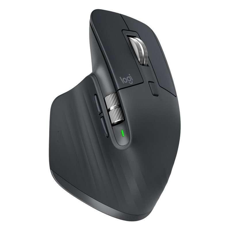 Logitech MX Master 3 Raton Inalambrico USB 4000dpi - Recargable - 7 Botones - Uso Diestro - Color Negro Logitech MX Master 3 Raton Inalambrico USB 4000dpi - Recargable - 7 Botones - Uso Diestro - Color Negro