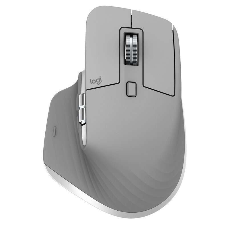 Mouse wireless USB Logitech MX Master 3 4000 dpi - Ricaricabile - 7 pulsanti - Utilizzo per destrimani - Colore grigio Mouse wireless USB Logitech MX Master 3 4000 dpi - Ricaricabile - 7 pulsanti - Utilizzo per destrimani - Colore grigio