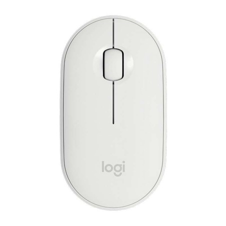 Mouse wireless USB Logitech Pebble M350 1000 dpi - 3 pulsanti - Uso ambidestro - Colore bianco