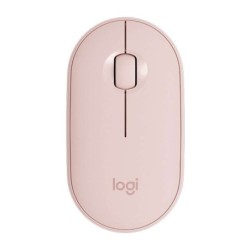 Mouse wireless USB Logitech Pebble M350 1000 dpi - 3 pulsanti - Uso ambidestro - Colore rosa