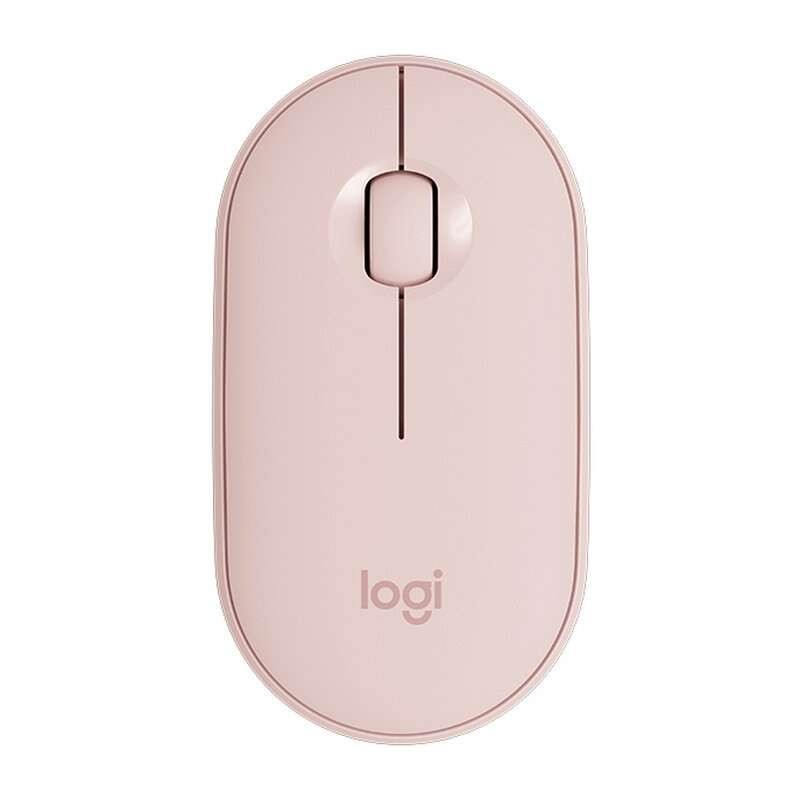 Mouse wireless USB Logitech Pebble M350 1000 dpi - 3 pulsanti - Uso ambidestro - Colore rosa Mouse wireless USB Logitech Pebble M350 1000 dpi - 3 pulsanti - Uso ambidestro - Colore rosa