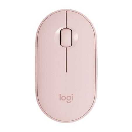 Mouse wireless USB Logitech Pebble M350 1000 dpi - 3 pulsanti - Uso ambidestro - Colore rosa