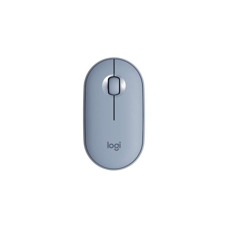 Mouse wireless USB Logitech Pebble M350 1000 dpi - 3 pulsanti - Uso ambidestro - Colore blu Mouse wireless USB Logitech Pebble M350 1000 dpi - 3 pulsanti - Uso ambidestro - Colore blu