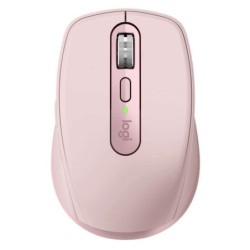 Mouse wireless USB Logitech MX Anywhere 3 4000 dpi - 5 pulsanti - Utilizzo per destrimani - Colore rosa chiaro