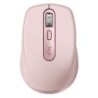 Mouse wireless USB Logitech MX Anywhere 3 4000 dpi - 5 pulsanti - Utilizzo per destrimani - Colore rosa chiaro