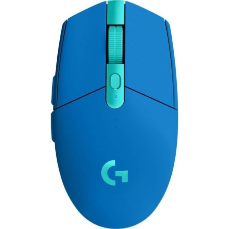 Mouse wireless USB Logitech G305 Lightspeed 12.000 dpi - 5 pulsanti programmabili - Utilizzo per destrimani - Colore blu