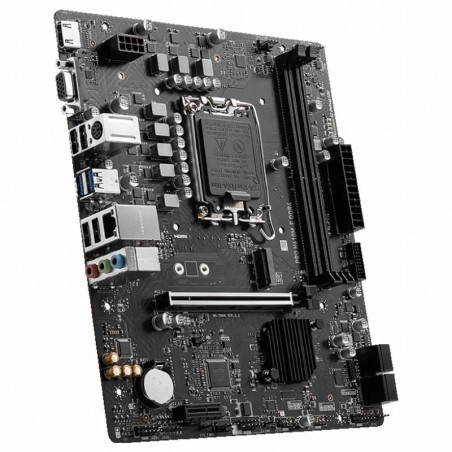 Scheda madre MSI Pro H610M-E Intel LGA 1700 2x DDR4 - HDMI, VGA, 4x SATA III, RJ-45, USB 2.0/3.2, MicroATX