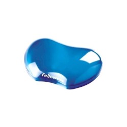 Fellowes Crystal Reposamuñecas Flexible de Gel - Resistente a las Manchas - Color Azul