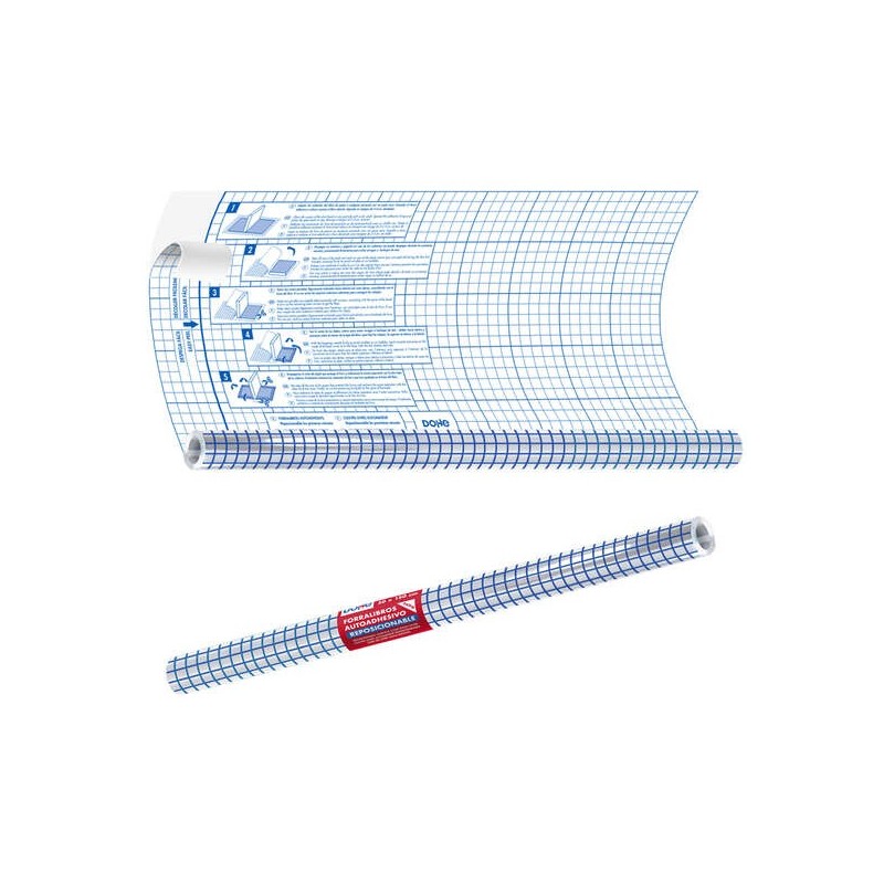 Dohe Rollo Forralibros Autoadhesivo - Tamaño 50x300cm - Material PVC 50 micras Dohe Rollo Forralibros Autoadhesivo - Tamaño 50x300cm - Material PVC 50 micras