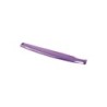 Poggiapolsi per tastiera Fellowes Crystal flessibile in gel - Resistente alle macchie - Viola