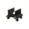 Fellowes Soporte para PC Metalico - Ajuste de 152 a 229mm - Ruedas para Mover - Color Negro