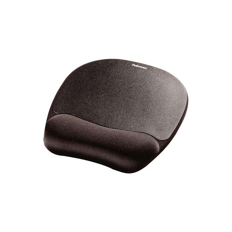 Fellowes Alfombrilla con Reposamuñecas Espuma Memory Foam - Confort Excepcional - Color Negro Fellowes Alfombrilla con Reposamuñecas Espuma Memory Foam - Confort Excepcional - Color Negro