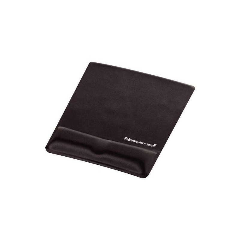 Fellowes Alfombrilla con Reposamuñecas de Espuma Canal Ergonomico - Diseñador para Evitar Dolor de Muñeca - Color Negro Fellowes Alfombrilla con Reposamuñecas de Espuma Canal Ergonomico - Diseñador para Evitar Dolor de Muñeca - Color Negro