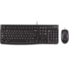 Logitech MK120 Pack Tastiera + Mouse USB 1000 dpi 3 Pulsanti - Uso ambidestro - Colore Nero