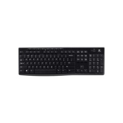 Tastiera wireless USB Logitech K270 - Resistente agli schizzi - Tasti ad accesso rapido - Nera