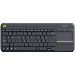 Logitech K400 Plus Tastiera wireless touchpad - PC, TV - Nera