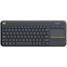 Logitech K400 Plus Tastiera wireless touchpad - PC, TV - Nera
