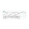Logitech K400 Plus Teclado Inalambrico Touchpad - PC, TV - Color Blanco