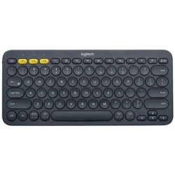 Tastiera wireless Bluetooth Logitech K380 - Fino a 3 dispositivi contemporaneamente - Colore grigio scuro