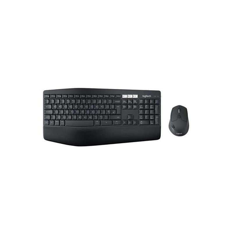 Logitech MK850 Performance Pack Tastiera USB wireless con poggiapolsi + mouse 1000 dpi 7 pulsanti - Utilizzo per destrimani - Co Logitech MK850 Performance Pack Tastiera USB wireless con poggiapolsi + mouse 1000 dpi 7 pulsanti - Utilizzo per destrimani - Co