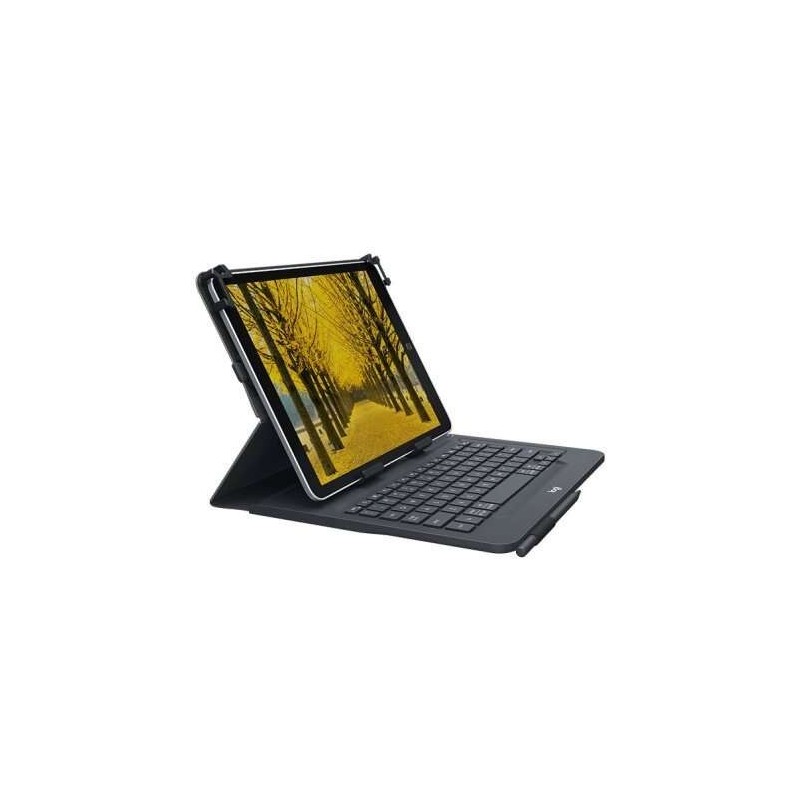 Custodia Logitech Universal Folio con tastiera wireless per tablet da 9" a 10" - Bluetooth 3.0 - Nero Custodia Logitech Universal Folio con tastiera wireless per tablet da 9" a 10" - Bluetooth 3.0 - Nero