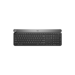 Tastiera wireless USB Logitech Craft con quadrante di selezione - Retroilluminazione - Tasti sferici concavi - Colore nero