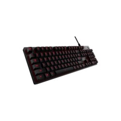 Tastiera da gioco meccanica USB Logitech G413 - Retroilluminazione rossa - Tasti di scelta rapida - Cavo da 1,80 m - Colore nero