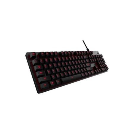 Tastiera da gioco meccanica USB Logitech G413 - Retroilluminazione rossa - Tasti di scelta rapida - Cavo da 1,80 m - Colore nero
