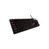 Tastiera da gioco meccanica USB Logitech G413 - Retroilluminazione rossa - Tasti di scelta rapida - Cavo da 1,80 m - Colore nero