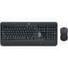Logitech MK540 Advanced Pack Tastiera Wireless K540 + Mouse M310 3 Pulsanti - Uso Ambidestro - Colore Nero